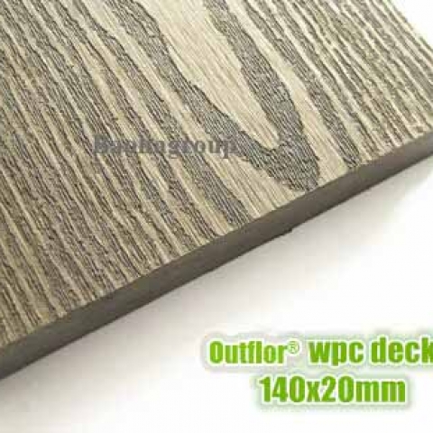 Sàn gỗ nhựa WPC ngoài trời tấm đặc OBM140S20A